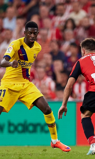 Barcelona forward Dembele out 5 weeks with thigh injury
